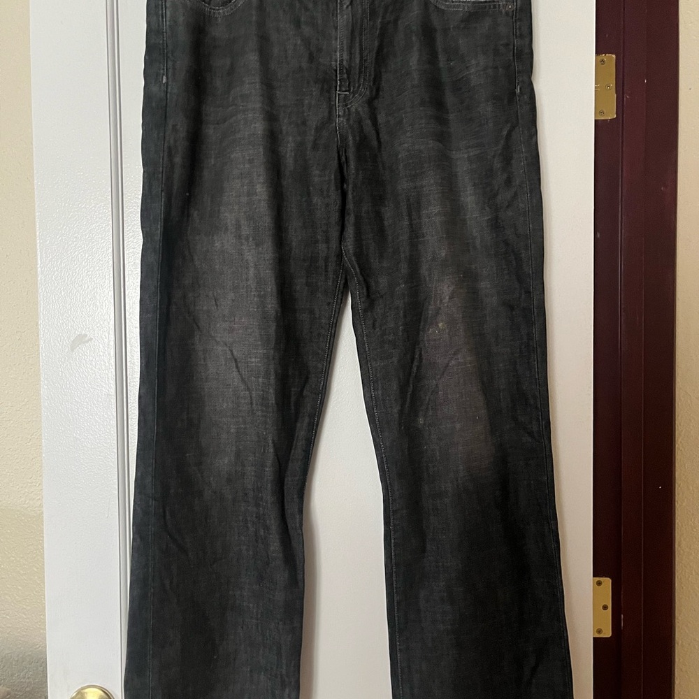 Lucky Brand Dark Gray Relaxed Men's Jeans